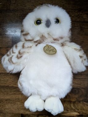 Aurora Miyoni Tots Snowy Owl Stuffed Animal Plush Toy